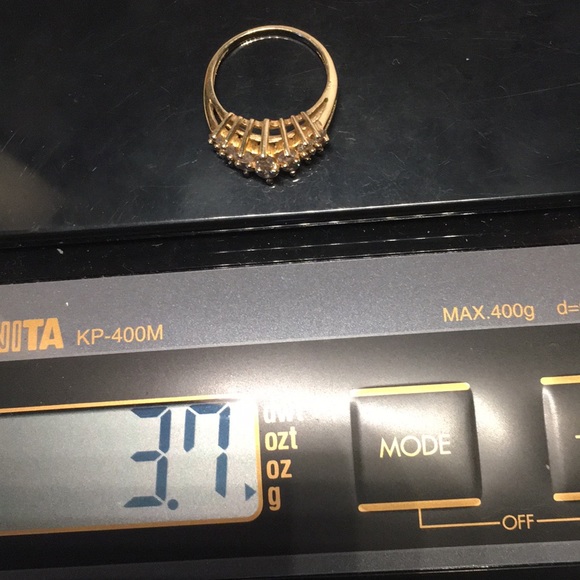 14K Gold diamonds engagement Ring - Picture 3 of 6